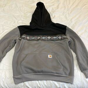 Grey and black sweater